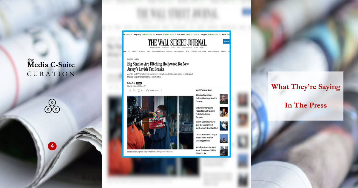 What They're Saying in the Press - Hollywood's Global Problem